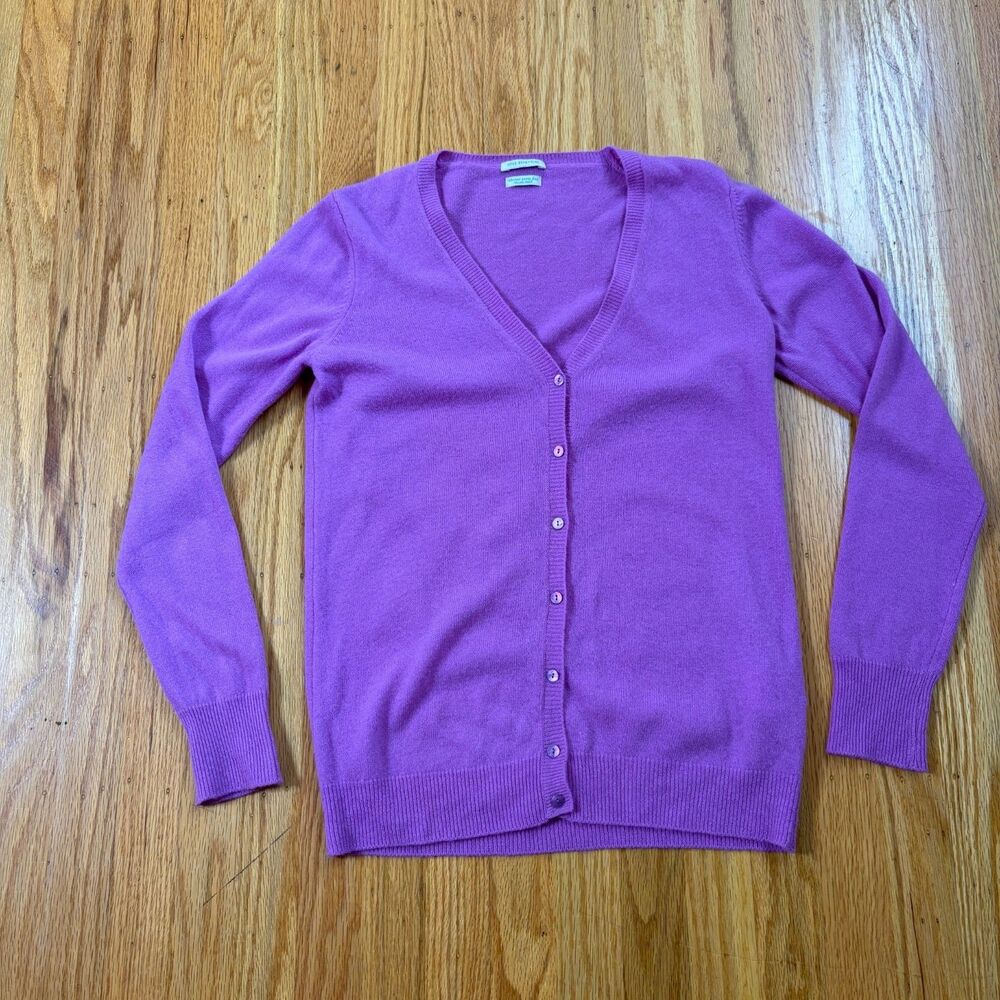 STILE BENETTON Bright Lilac Formal Button Up Cardigan  Womens Size Small